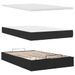 Cadre de lit ottoman avec matelas noir 120x190 cm similicuir - Photo n°6