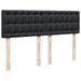 Cadre de lit ottoman avec matelas noir 140x190 cm similicuir - Photo n°7