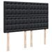 Cadre de lit ottoman avec matelas noir 140x190 cm similicuir - Photo n°8