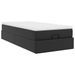 Cadre de lit ottoman avec matelas noir 80x200 cm similicuir - Photo n°8