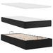 Cadre de lit ottoman avec matelas noir 80x200 cm similicuir - Photo n°10