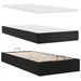 Cadre de lit ottoman avec matelas noir 90x190 cm similicuir - Photo n°6