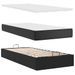 Cadre de lit ottoman avec matelas noir 90x200 cm similicuir - Photo n°7