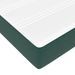 Cadre de lit ottoman avec matelas vert foncé 120x200 cm velours - Photo n°11