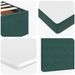 Cadre de lit ottoman avec matelas vert foncé 120x200 cm velours - Photo n°11