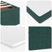 Cadre de lit ottoman avec matelas vert foncé 120x200 cm velours - Photo n°12