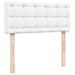 Cadre de lit ottoman et matelas blanc pur 120x190cm similicuir - Photo n°11