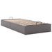 Cadre de lit ottoman sans matelas gris 100x200 cm similicuir - Photo n°4