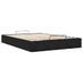 Cadre de lit ottoman sans matelas noir 140x200 cm velours - Photo n°7