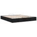 Cadre de lit ottoman sans matelas noir 200x200 cm tissu - Photo n°7