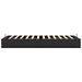 Cadre de lit ottoman sans matelas noir 90x200 cm similicuir - Photo n°6