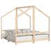 Cadre de lit pour enfant 2x(80x160) cm bois de pin massif - Photo n°1