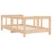 Cadre de lit pour enfant 70x140 cm bois de pin massif - Photo n°6