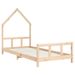 Cadre de lit pour enfant 90x190 cm Bois de pin massif - Photo n°3