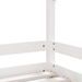 Cadre de lit pour enfant blanc 80x160 cm bois de pin massif - Photo n°6