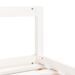Cadre de lit pour enfant tiroirs blanc 80x160cm bois pin massif - Photo n°8