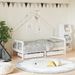 Cadre de lit pour enfant tiroirs blanc 80x160cm bois pin massif - Photo n°2