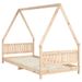 Cadre de lit pour enfants 90x200 cm bois de pin massif - Photo n°6