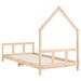 Cadre de lit pour enfants 90x200 cm bois de pin massif - Photo n°6
