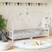 Cadre de lit pour enfants blanc 90x190 cm bois de pin massif - Photo n°2