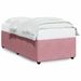 Cadre de lit Rose 80x200 cm Velours - Photo n°1