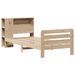 Cadre de lit sans matelas 100x200 cm bois massif de pin - Photo n°3