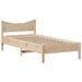 Cadre de lit sans matelas 100x200 cm bois massif de pin - Photo n°5