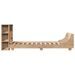 Cadre de lit sans matelas 100x200 cm bois massif de pin - Photo n°7