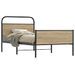 Cadre de lit sans matelas 107x203 cm chêne sonoma - Photo n°1