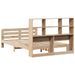 Cadre de lit sans matelas 120x190 cm bois de pin massif - Photo n°6