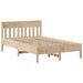 Cadre de lit sans matelas 120x190 cm bois de pin massif - Photo n°5