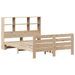 Cadre de lit sans matelas 135x190 cm bois de pin massif - Photo n°3