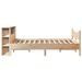 Cadre de lit sans matelas 135x190 cm bois de pin massif - Photo n°7