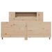 Cadre de lit sans matelas 135x190 cm bois de pin massif - Photo n°4