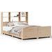 Cadre de lit sans matelas 135x190 cm bois de pin massif - Photo n°2