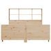 Cadre de lit sans matelas 135x190 cm bois de pin massif - Photo n°4