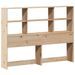 Cadre de lit sans matelas 135x190 cm bois de pin massif - Photo n°6