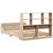 Cadre de lit sans matelas 135x190 cm bois de pin massif - Photo n°8