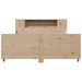 Cadre de lit sans matelas 135x190 cm bois de pin massif - Photo n°4