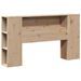 Cadre de lit sans matelas 140x190 cm bois de pin massif - Photo n°6