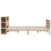 Cadre de lit sans matelas 140x190 cm bois de pin massif - Photo n°7