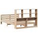 Cadre de lit sans matelas 140x190 cm bois de pin massif - Photo n°6