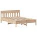 Cadre de lit sans matelas 140x190 cm bois de pin massif - Photo n°5