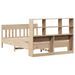 Cadre de lit sans matelas 140x190 cm bois de pin massif - Photo n°8