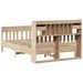 Cadre de lit sans matelas 140x190 cm bois de pin massif - Photo n°8