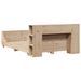 Cadre de lit sans matelas 140x190 cm bois de pin massif - Photo n°8