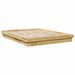 Cadre de lit sans matelas 140x190 cm bois massif de chêne - Photo n°8