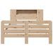 Cadre de lit sans matelas 140x200 cm bois massif de pin - Photo n°4