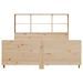 Cadre de lit sans matelas 140x200 cm bois massif de pin - Photo n°4