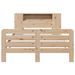 Cadre de lit sans matelas 150x200 cm bois de pin massif - Photo n°4